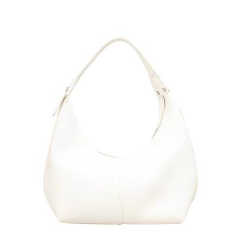 Lyoveu Damen UmhäNgetasche Polone Tasche Klein Hobo Handtaschen Pu Moderner PopuläRer Stil (White) von Lyoveu