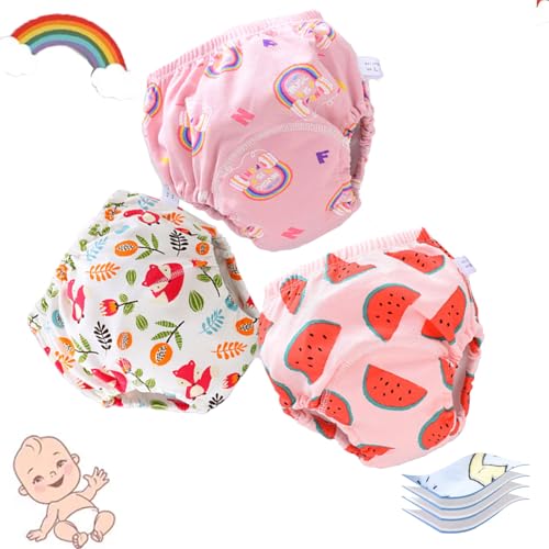 Nassfrei Unterhose Kinder,nassfrei Unterwäsche Kinder,trainingshöschen Zum Trocken Werden,babydry,Nassfrei Auslaufsichere Kleinkind-Unterwäsche,wiederverwendbare Töpfchen-Trainingshose Für Und Mädchen von Lyoveu