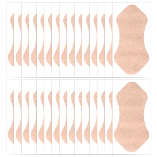 30 Stück Achselschweißpads, Selbstklebende Schweißpads zum Einmalgebrauch bequemer Unsichtbarer Achselschutz für Frauen und Männer (Hautfarbe) von Lyreh