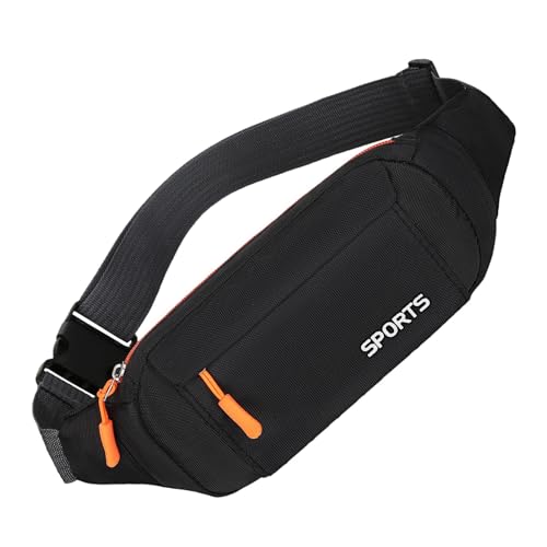 Handy-Gürteltasche – vielseitige Reise-Gürteltasche, bequeme Bauchtasche, Workout-Fanny-Tasche, leichte Schultertasche, Brusttasche, Umhängetasche für Fitness, Reisen, Schwarz , Refer to description von Lyricalist