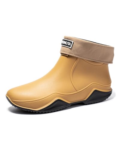 Lyuu Gartenschuhe Kurze Gummistiefel Regenstiefel Wasserdicht Chelsea Boots Schuhe Ankle Unisex Leicht Outdoor Spaziergang Kurz Stiefeletten Herren oder Damen von Lyuu