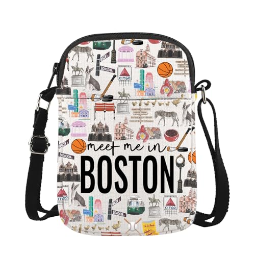 Lywjyb Birdgot Boston Crossbody Bag Boston Vacation Gift Moving to Boston Gift Boston Landmark Merch, Treffen Sie Boston Cr von Lywjyb Birdgot