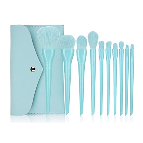 Make-up-Pinsel, Rougepinsel, Make-up-Pinsel-Set, Make-up-Pinsel, lose Pinsel, komplettes Set, Lidschatten-Grundierungspinsel, Beauty-Tools, 10 Make-up-Pinsel-Set(Blue) von LyzqxHL