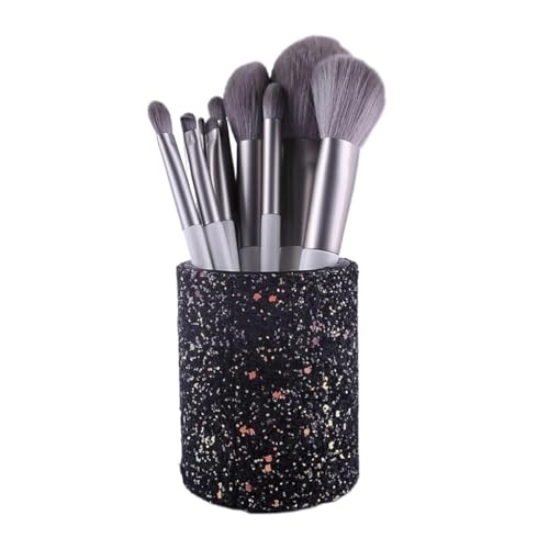 Make-up-Pinsel, Rougepinsel, Make-up-Pinsel-Set, Make-up-Pinsel, lose Pinsel, komplettes Set, Lidschatten-Grundierungspinsel, Beauty-Tools, 10 Make-up-Pinsel-Set(Gray) von LyzqxHL
