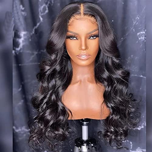 Damenperücken Haarersatz Perücken Hitzebeständige Faser Synthetische Lace Front Perücke 180% Dichte Lange Körperwelle Lace Perücke 22-26 Zoll Glueless Cosplay Perücken for Schwarze Frauen Perücke für von Lzeal