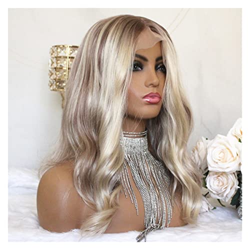 Lzeal Damenperücken Haarersatz Perücken Lace Front Synthetische Perücke for Frauen Körperwelle Lace Front Perücke Highlight Perücke Perücke für Mode von Lzeal