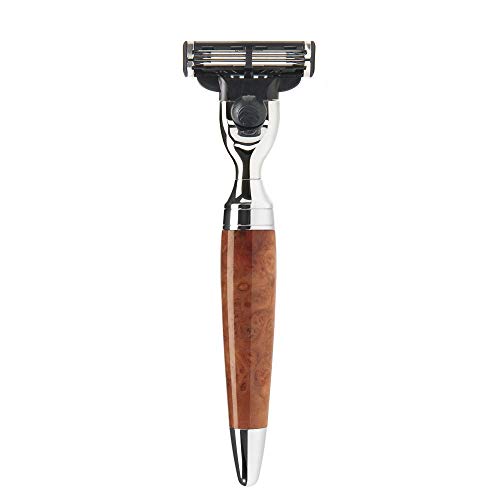 MÜHLE Nassrasierer - Stylo Serie - kompatibel mit Gillette-Klingen - Thuja-Holz von MÜHLE