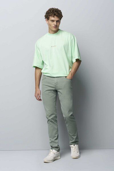 M 5 BY MEYER Baumwolle-Tencel Microstruktur Five Pocket von M 5 BY MEYER