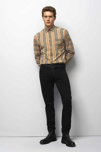 M 5 BY MEYER Five Pocket aus High Performance Satin von M 5 BY MEYER