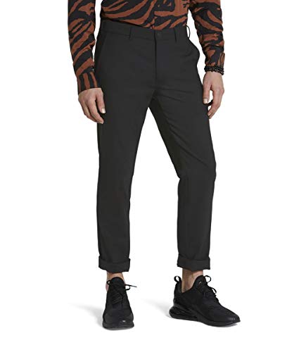 M 5 BY MEYER Herren Hose M5 Chino Wolle - anthrazit - Casual Stretch Wollchino von M 5 BY MEYER