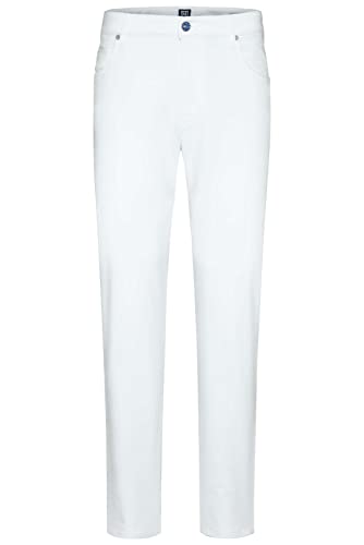 M 5 BY MEYER Herren Hose M5 Regular Denim - 9-6258 White - Super Stretch Performance Denim von M 5 BY MEYER