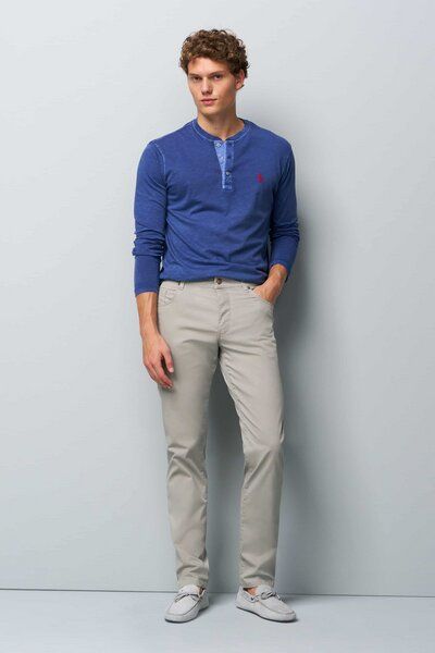 M 5 BY MEYER Summer Structure  baumwoll Five Pocket von M 5 BY MEYER