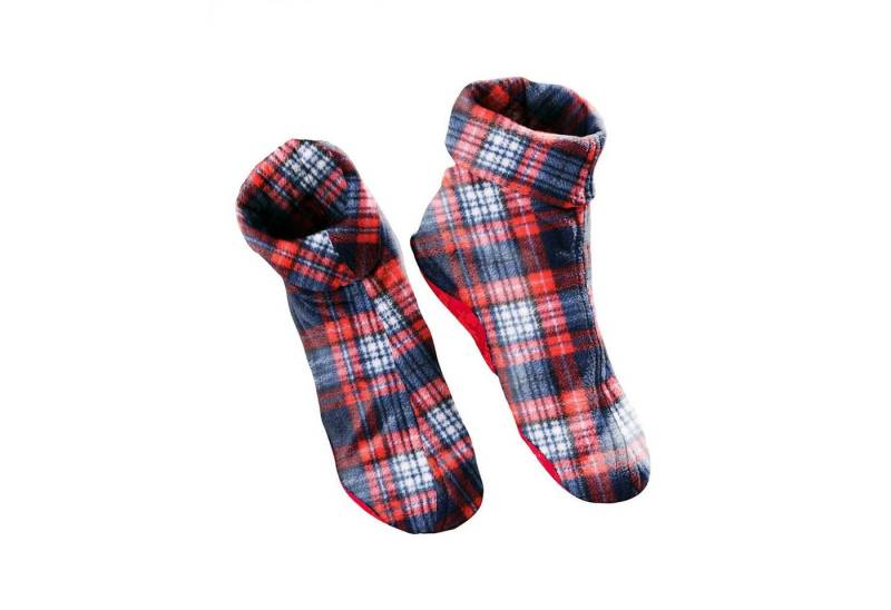 RAIKOU Damen Herren Hausschuh Kuschelsocke Pantoffeln wintersocke Hausstiefel Pantoffel (1 Paar) mit ABS Rutschfester Sohle von RAIKOU