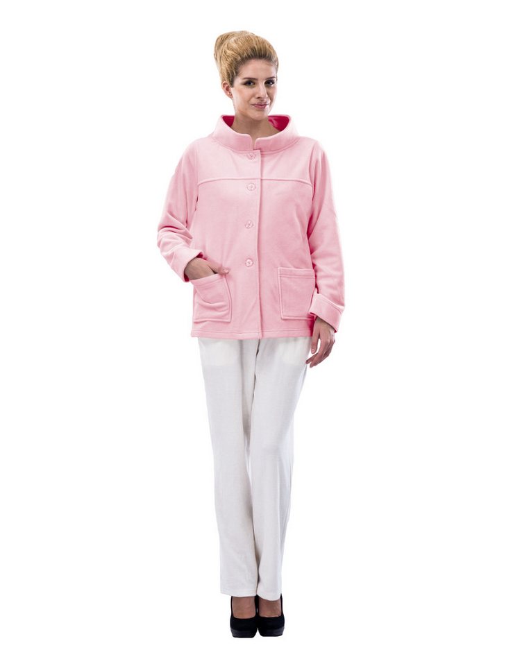 M-Diamant Hausanzug Damen Freizwitanzug Schlafanzug Loungeanzug Fleece Hausanzug (2-tlg) atmungsaktiv von M-Diamant