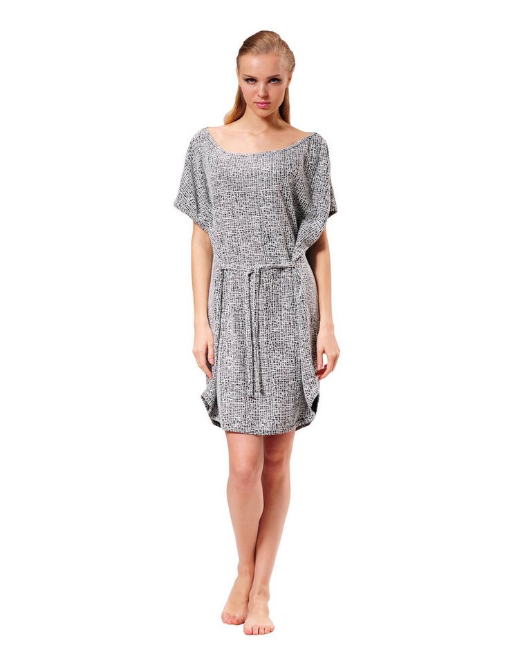 M-Diamant Relaxanzug Damen Oversized-Kleid/Tunika mit Gürtel Leicht und Stilvoll Flexible Passform von M-Diamant