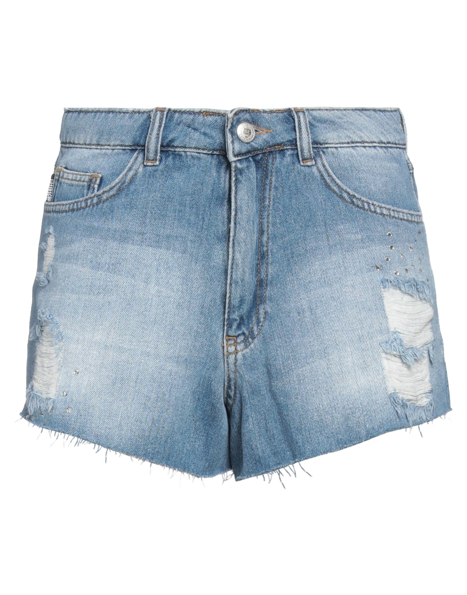 !M?ERFECT Jeansshorts Damen Blau von !M?ERFECT