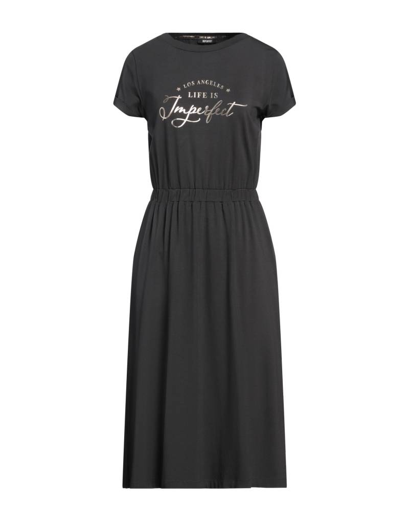 !M?ERFECT Midi-kleid Damen Braungrau von !M?ERFECT