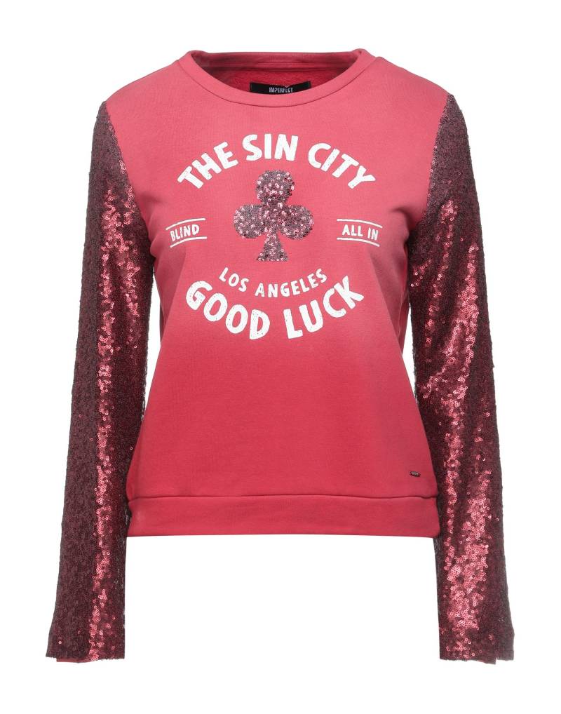 !M?ERFECT Sweatshirt Damen Rot von !M?ERFECT