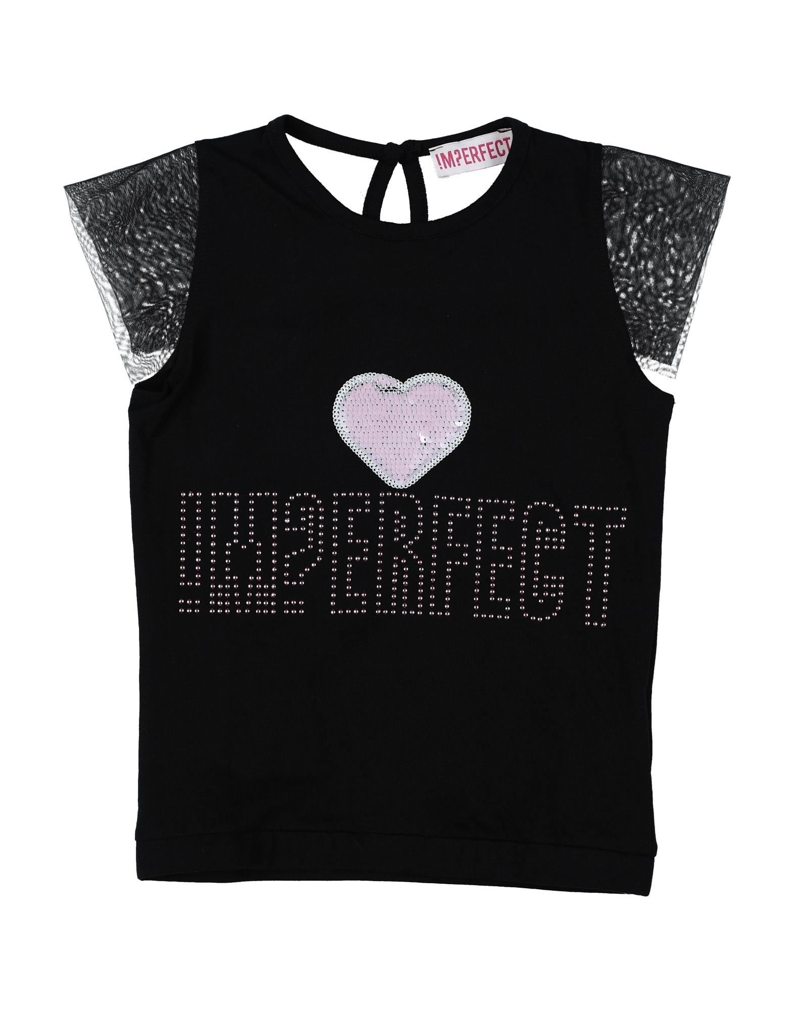 !M?ERFECT T-shirts Kinder Schwarz von !M?ERFECT