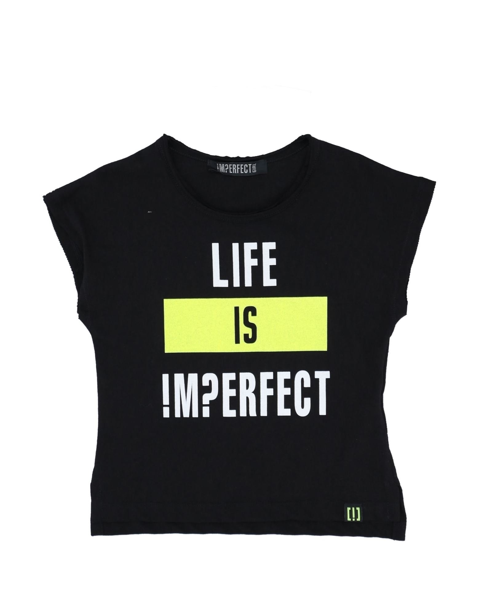 !M?ERFECT T-shirts Kinder Schwarz von !M?ERFECT