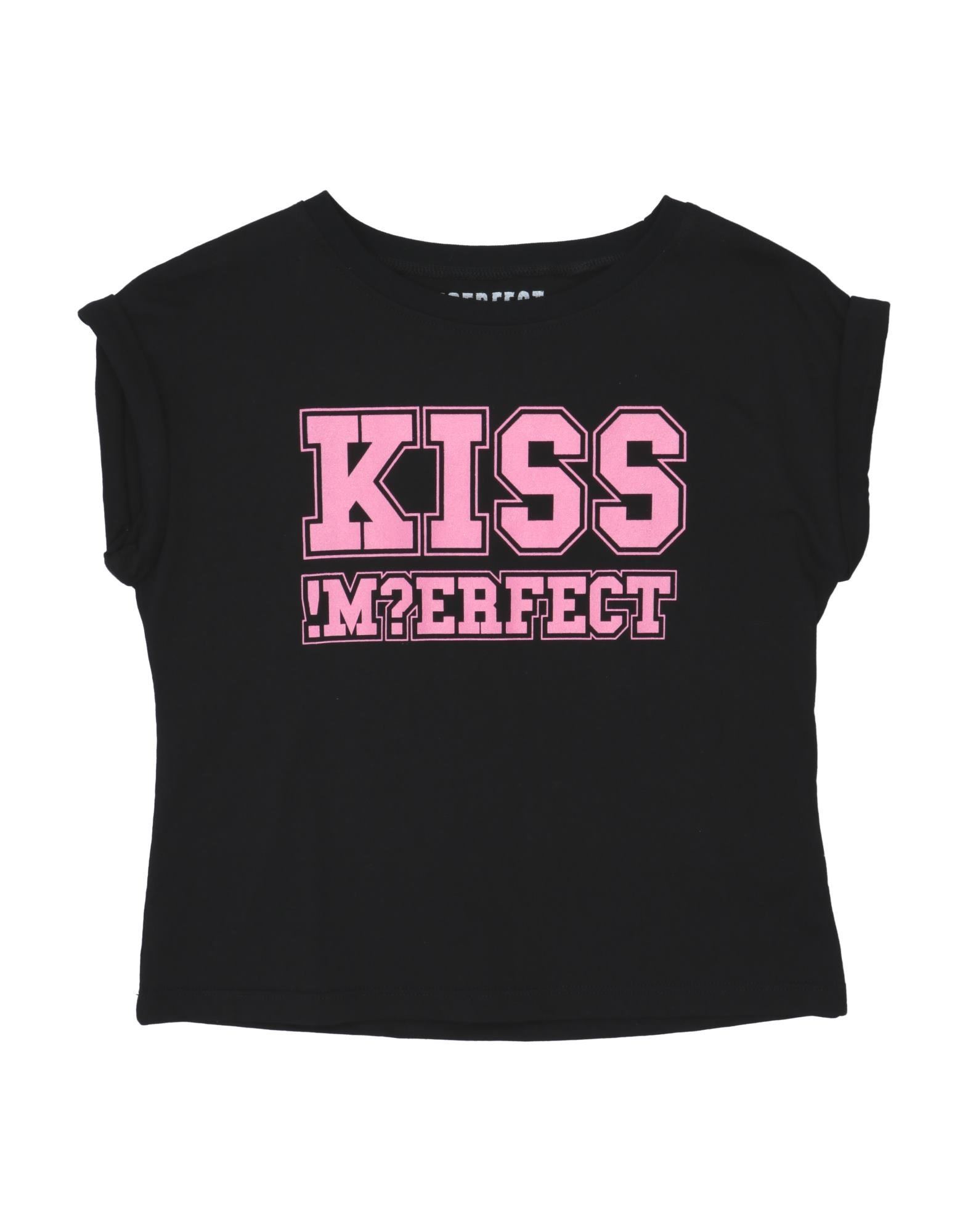 !M?ERFECT T-shirts Kinder Schwarz von !M?ERFECT