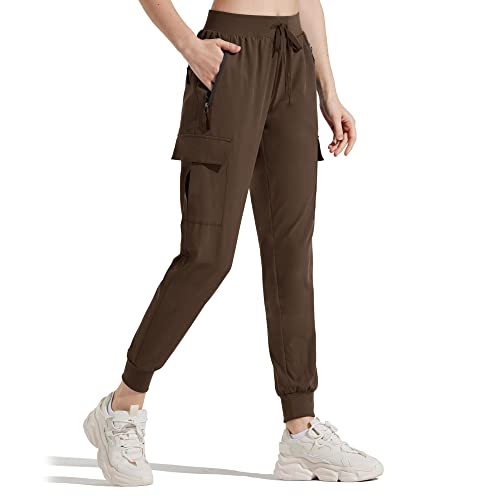 M MAROAUT Cargohose Damen Wanderhose Jogginghose - Leichte Trekkinghose Schnelltrocknend Outdoorhose Sportlich Freizeit Reise von M MAROAUT