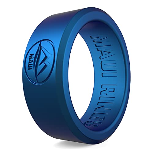 M MAUI RINGS Ring Herren Ring Silicone Wedding Ring for Men SOLID Ringe set Herren Schmuck Ringe Herren Geburtstags Geschenk Für Männer Geschenke Coole Sachen Silikon Ringe (Size 60/US:9-18.95mm) von M MAUI RINGS