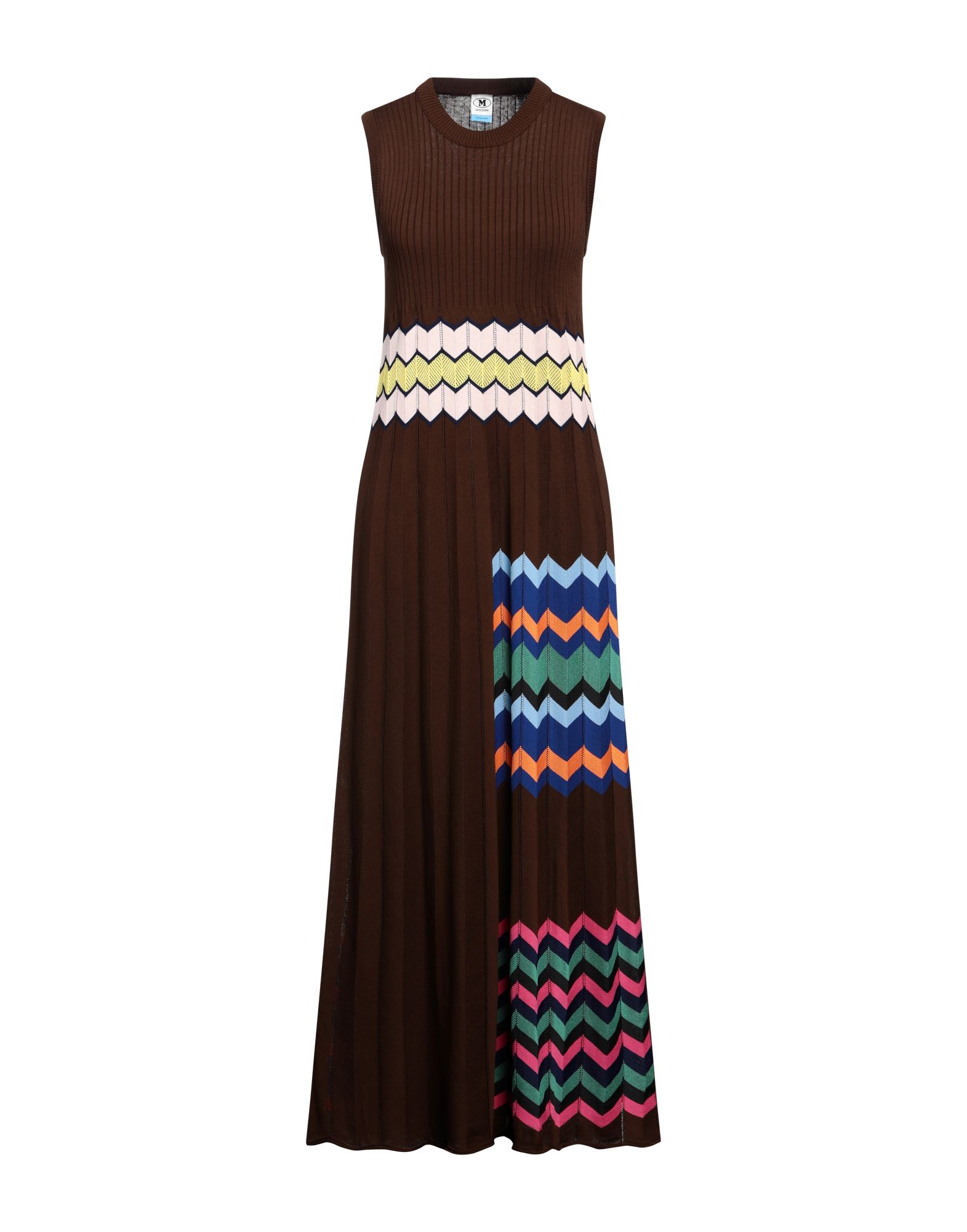 M MISSONI Maxi-kleid Damen Dunkelbraun von M MISSONI