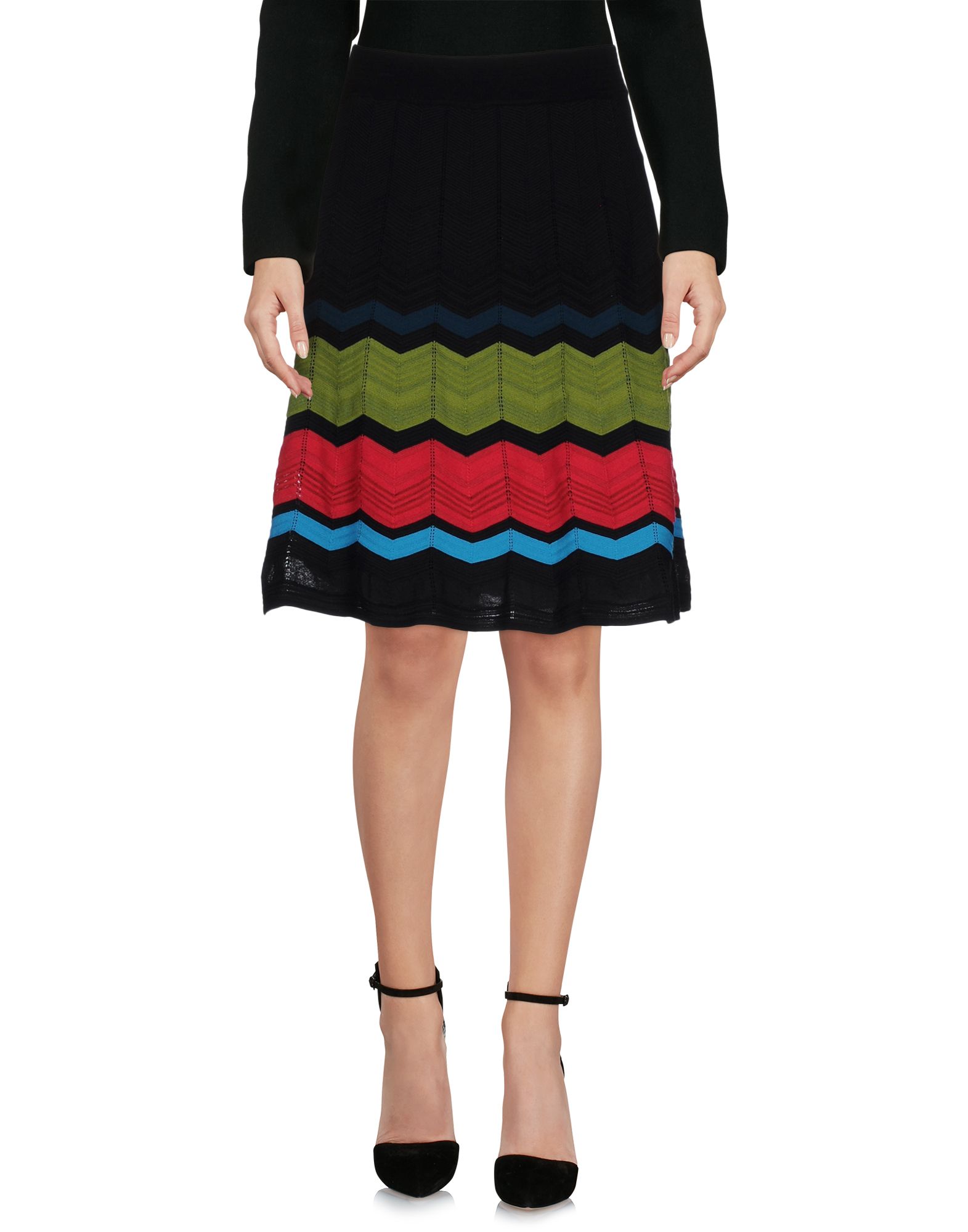 M MISSONI Midi-rock Damen Purpur von M MISSONI