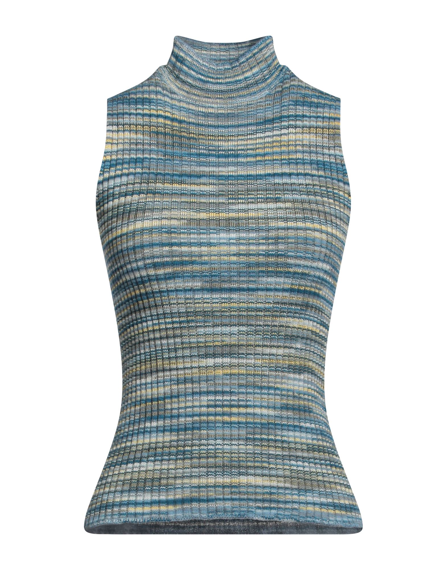 M MISSONI Rollkragenpullover Damen Blaugrau von M MISSONI