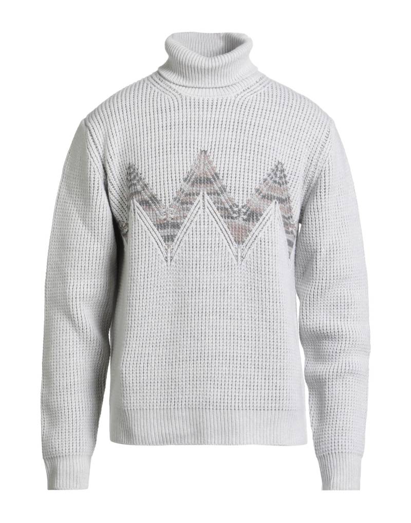 M MISSONI Rollkragenpullover Herren Hellgrau von M MISSONI