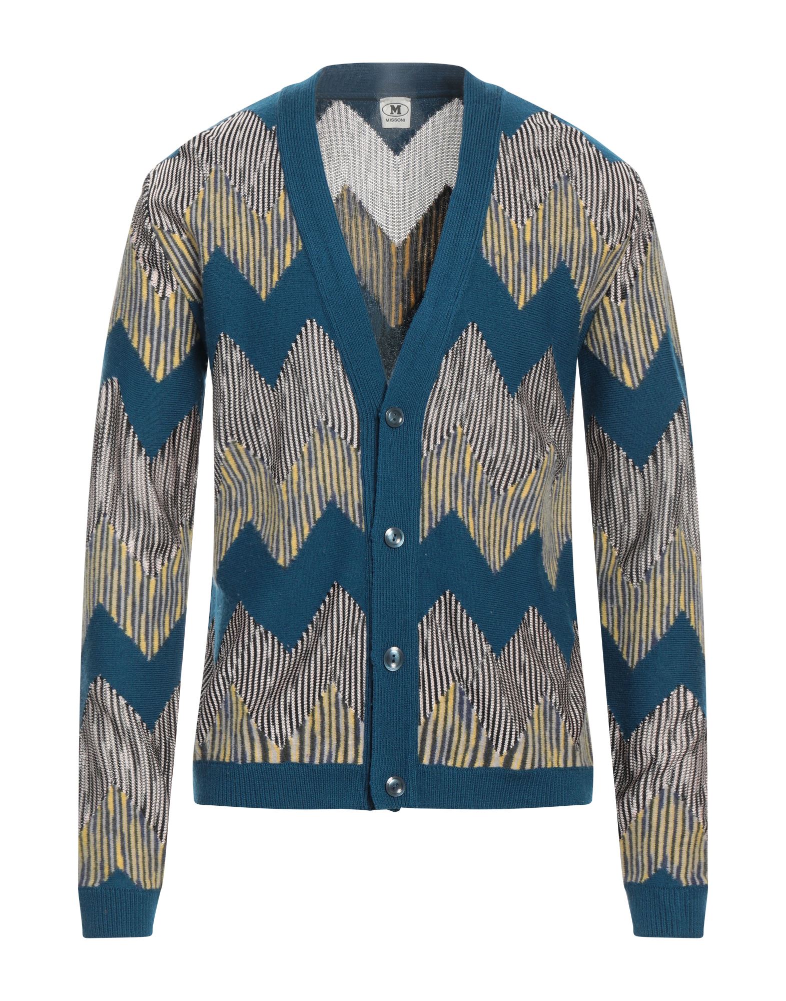 M MISSONI Strickjacke Herren Blau von M MISSONI