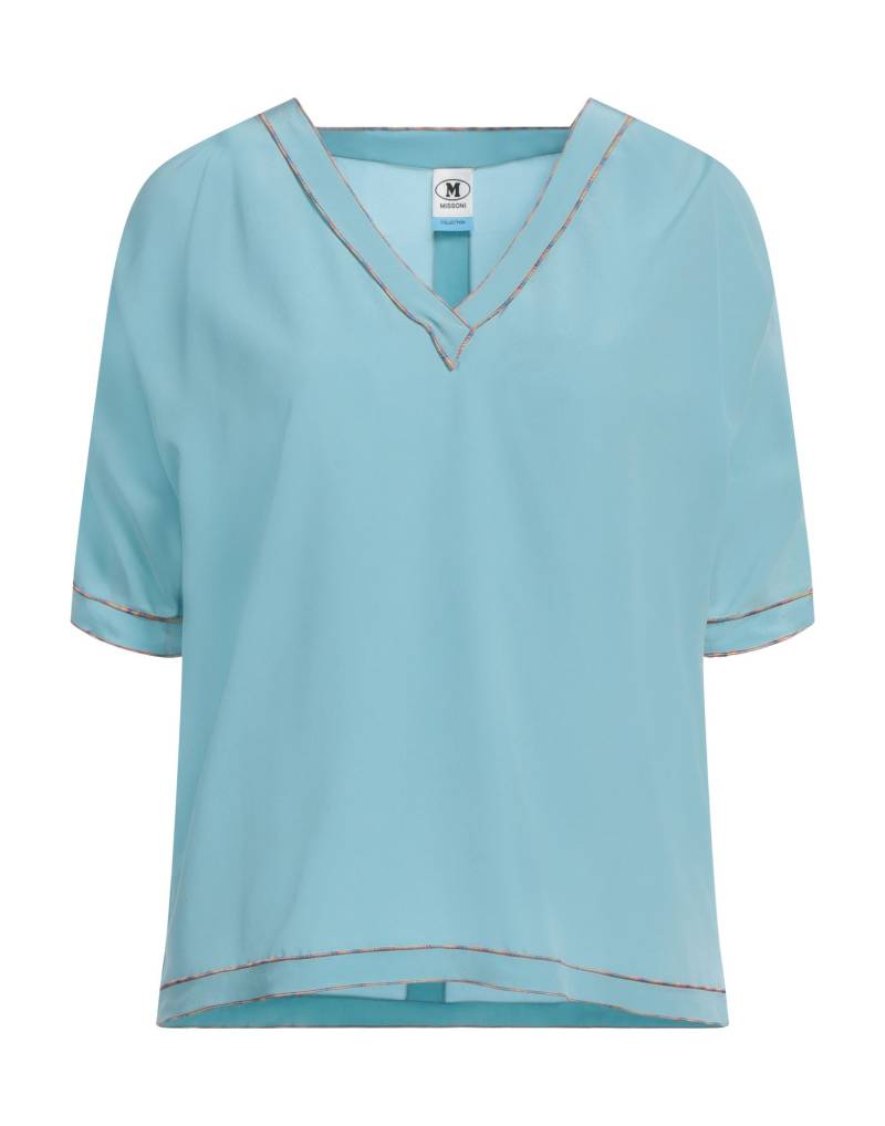 M MISSONI Top Damen Blaugrau von M MISSONI