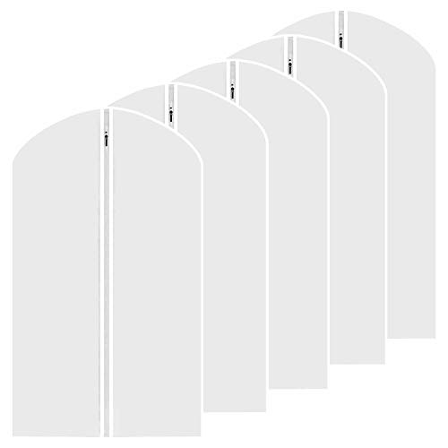 M MOACC Kinder-Kleidersack für Kostüm, Tanz, durchgehender Reißverschluss, transparent, für Anzüge, 5 Stück, klein, durchsichtig, 5 x Small M MOACC Kinder-Kleidersack für Kostüm, Tanz, durchgehender Reißverschluss, transparent, für Anzüge, 5 Stück, klein, durchsichtig, 5 x Small von M MOACC