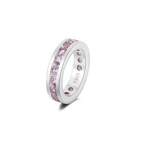 Geburtsstein-Anhänger aus 925er Sterlingsilber für Halsketten – Stapelbares Eternity-Design mit Kristallsteinen – 12 Monatsoptionen – Personalisierte Geschenkidee für Damen Geburtsstein-Anhänger aus 925er Sterlingsilber für Halsketten – Stapelbares Eternity-Design mit Kristallsteinen – 12 Monatsoptionen – Personalisierte Geschenkidee für Damen von M Muses art design