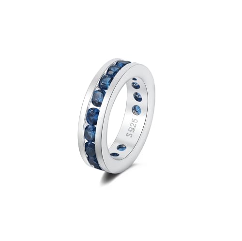 Geburtsstein-Anhänger aus 925er Sterlingsilber für Halsketten – Stapelbares Eternity-Design mit Kristallsteinen – 12 Monatsoptionen – Personalisierte Geschenkidee für Damen Geburtsstein-Anhänger aus 925er Sterlingsilber für Halsketten – Stapelbares Eternity-Design mit Kristallsteinen – 12 Monatsoptionen – Personalisierte Geschenkidee für Damen von M Muses art design