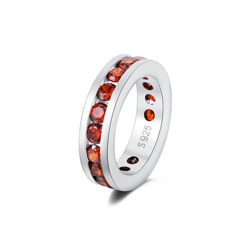 Geburtsstein-Anhänger aus 925er Sterlingsilber für Halsketten – Stapelbares Eternity-Design mit Kristallsteinen – 12 Monatsoptionen – Personalisierte Geschenkidee für Damen Geburtsstein-Anhänger aus 925er Sterlingsilber für Halsketten – Stapelbares Eternity-Design mit Kristallsteinen – 12 Monatsoptionen – Personalisierte Geschenkidee für Damen von M Muses art design