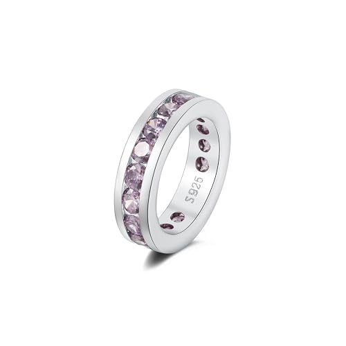 Geburtsstein-Anhänger aus 925er Sterlingsilber für Halsketten – Stapelbares Eternity-Design mit Kristallsteinen – 12 Monatsoptionen – Personalisierte Geschenkidee für Damen Geburtsstein-Anhänger aus 925er Sterlingsilber für Halsketten – Stapelbares Eternity-Design mit Kristallsteinen – 12 Monatsoptionen – Personalisierte Geschenkidee für Damen von M Muses art design