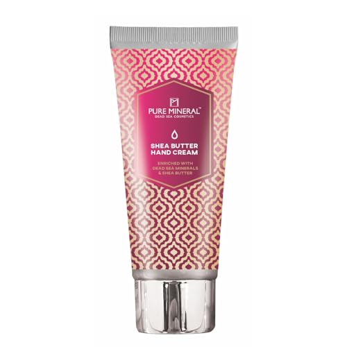 Pure Mineral - Revitalisierende Handcreme mit Sheabutter - Totes Meer Mineralien, pflegend, intensiv feuchtigkeitsspendend - Ohne Silikone, Sulfate, Parabene - 50ml von M PURE MINERAL DEAD SEA COSMETICS