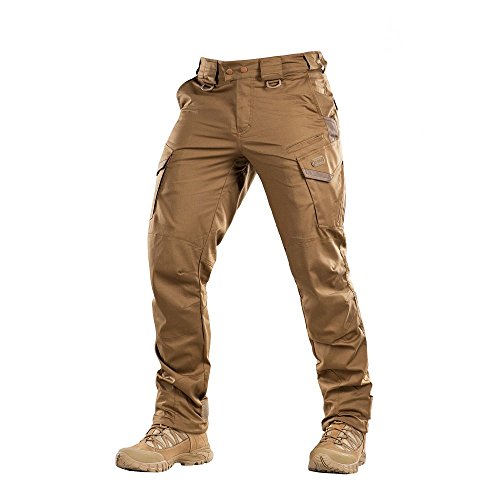 Aggressor Flex Cargohose für Herren, aus Baumwolle, mit Cargotaschen, Coyote Brown, 32W / 36L von M-Tac