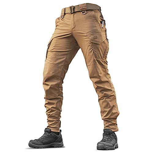 Aggressor Flex Cargohose für Herren, aus Baumwolle, mit Cargotaschen, Coyote Brown, 40W / 34L von M-Tac