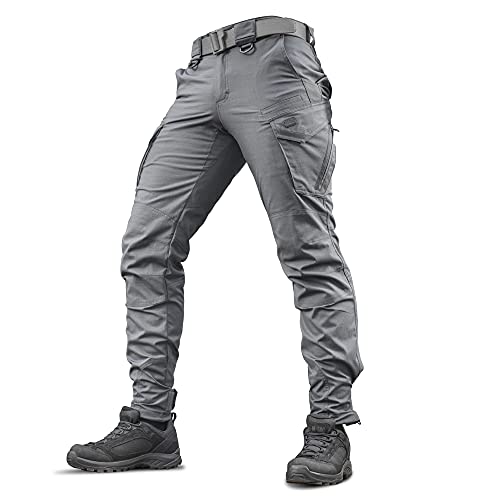 M-Tac Aggressor Flex – Taktische Hose – Herren Baumwolle mit Cargotaschen, dunkelgrau, 34W / 32L von M-Tac