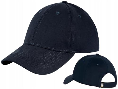 M-Tac Baseball Cap Herren Flex, Taktische Kappe mit Rip-Stop-Gewebe, verstellbare Schirmmütze mit Klettverschluss, wasserabweisend, Outdoor Cap für Sport, Militär, Wandern, Dark Navy Blue, XL von M-Tac