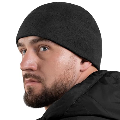 M-Tac Elite Fleece Watch Cap - Tactical Beanie Mütze Winter Skull Cap Cold Weather, schwarz, large von M-Tac