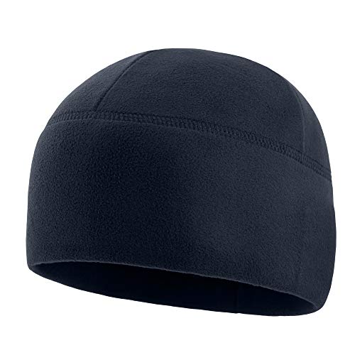 M-Tac Fleece Watch Cap - Army Military Tactical Beanie Hat Winter Skull Cap, Marineblau, SMALL von M-Tac