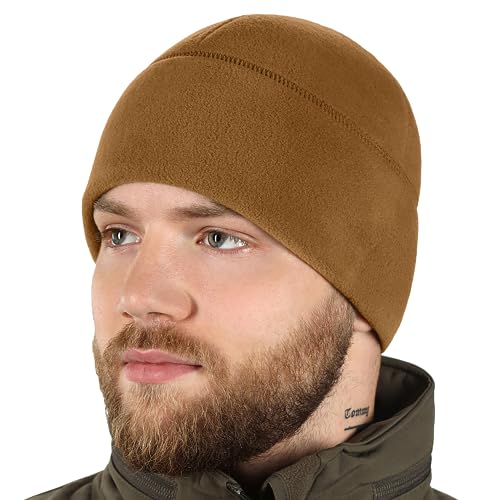 M-Tac Fleece Watch Cap - Taktische Beanie Mütze Winter Skull Cap mit Slimtex, Coyote Braun, X-Large von M-Tac
