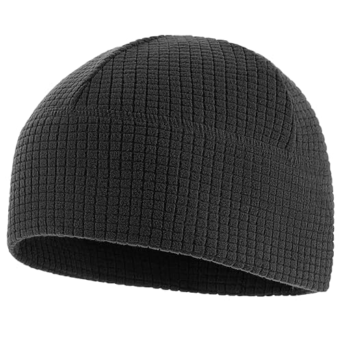 M-Tac Grid Fleece Beanie - Tactical Watch Cap - Breathable Hat Lightweight Scull Cap, Black, Medium von M-Tac