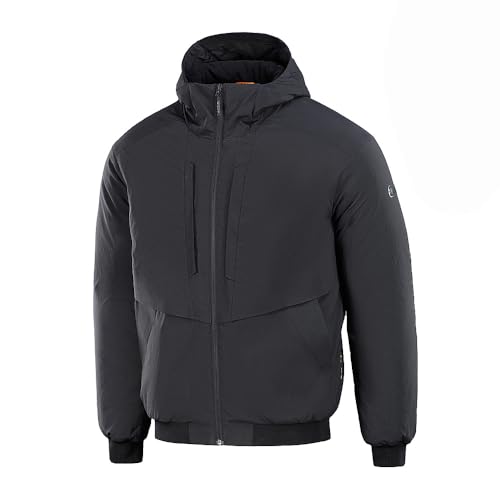 M-Tac Herren Winterjacke Rubicon Gen.II – Taktische Bomberjacke mit G-Loft Isolierung, Cordura® Nylon, winddicht, wasserabweisend, warm, ideal für Herbst und Winter, für Outdoor und Alltag, Black, XL von M-Tac