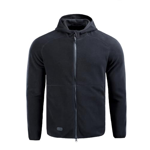 M-Tac Lite Micro Fleece Hoodie Sweatshirt, Dark Navy Blue, L von M-Tac