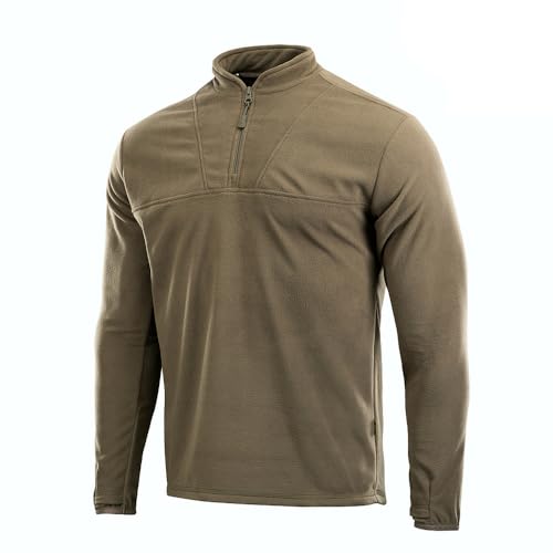 M-Tac Herren Fleecejacke Delta Fleece, Warme Taktische Outdoor Jacke, Atmungsaktiv, Leicht, Weich, Perfekt für Militär, Wandern, Trekking, Camping, Survival, Sport & Alltag, Dark Olive, 3XL von M-Tac